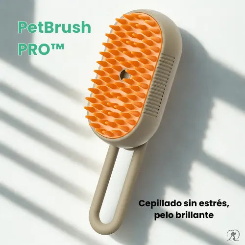 PetBrush Pro™ - Cepillo a Vapor 3 en 1 para un Pelaje Perfecto
