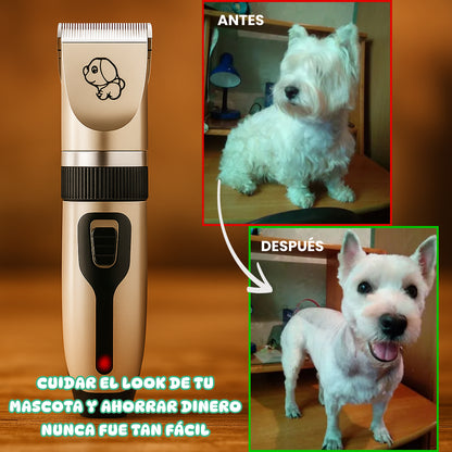 KIT CORTAPELOS RECARGABLE USB + ACCESORIOS PREMIUM