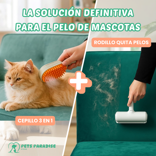 Kit Dúo: La solución definitiva para el pelo de mascotas
